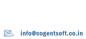 Cogentsoft Solutions - Telephone +91 120 4312176 - email info@cogentsoft.co.in 